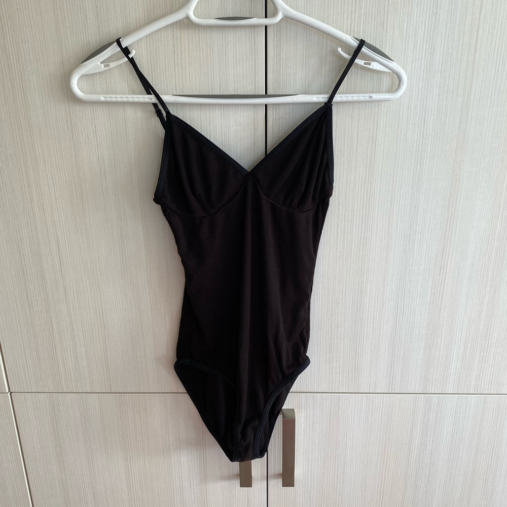 AMERICAN APPAREL ribbed bodysuit